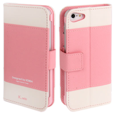 Level Open Leather Case with Holder & Credit Card Slots for iPhone 5