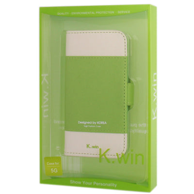 Level Open Leather Case with Holder & Credit Card Slots for iPhone 5