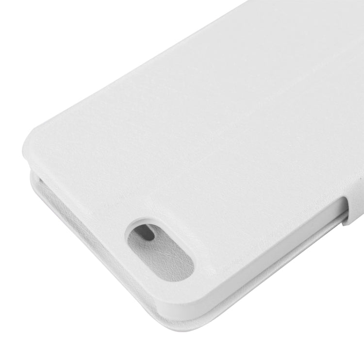 Silk Texture Leather Case with Credit Card Slot & Holder for iPhone 5 & 5