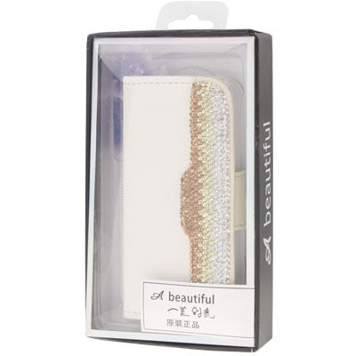 Diamond Encrusted Litchi Texture Horizontal Flip Leather Case with Credit Card Slots for iPhone 5 & 5S