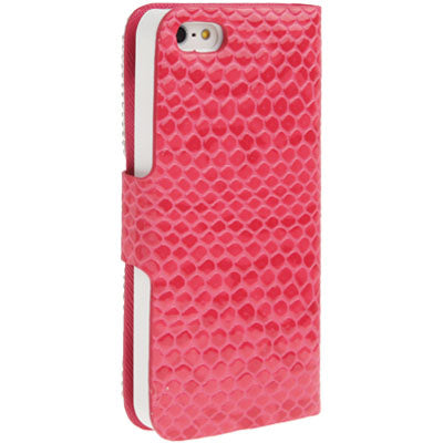 Diamond Encrusted Snakeskin Texture Horizontal Flip Leather Case with Credit Card Slots for iPhone 5 & 5S