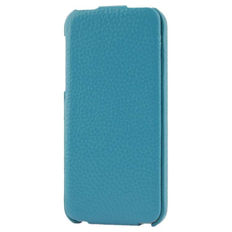 Thermal Styling Litchi Texture Vertical Flip Top-grain Genuine Leather Case for iPhone 5 & 5s & SE & SE