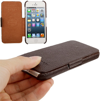 Litchi Texture Horizontal Flip Split Leather Case for iPhone 5 & 5S