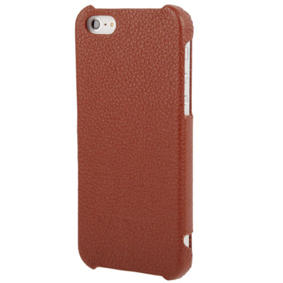 Litchi Texture Top-grain Leather Case  for iPhone 5 & 5s & SE & SE