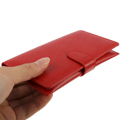 Snakeskin Texture Leather Case / Carry Bag with Credit Card Slots & Neck Strap for iPhone 5 & 5S & SE