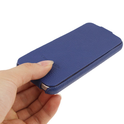 Litchi Texture Vertical Flip Top-grain Leather Case  for  iPhone 5 & 5S & SE