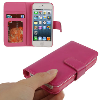 Crazy Horse Texture Detachable Flip Leather Case with Credit Card Slots & Magnetic Buckle for iPhone 5 & 5s & SE & SE