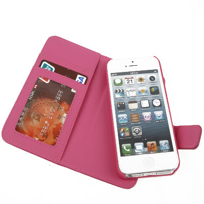 Crazy Horse Texture Detachable Flip Leather Case with Credit Card Slots & Magnetic Buckle for iPhone 5 & 5s & SE & SE