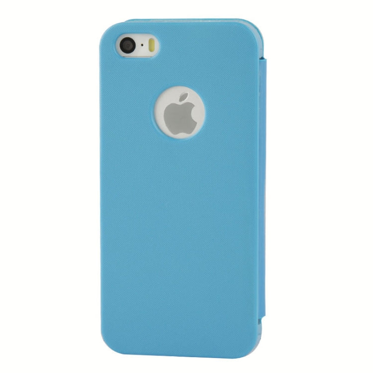 Brush Texture Flip Leather Case with Magnet Button for iPhone 5 & 5s & SE & SE
