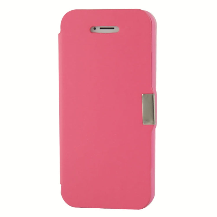 Brush Texture Flip Leather Case with Magnet Button for iPhone 5 & 5s & SE & SE