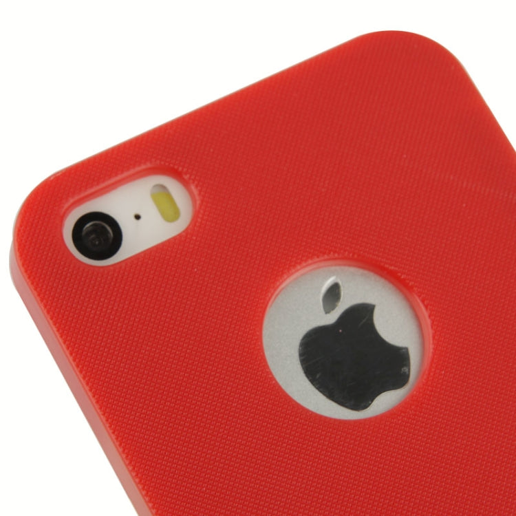 Brush Texture Flip Leather Case with Magnet Button for iPhone 5 & 5s & SE & SE