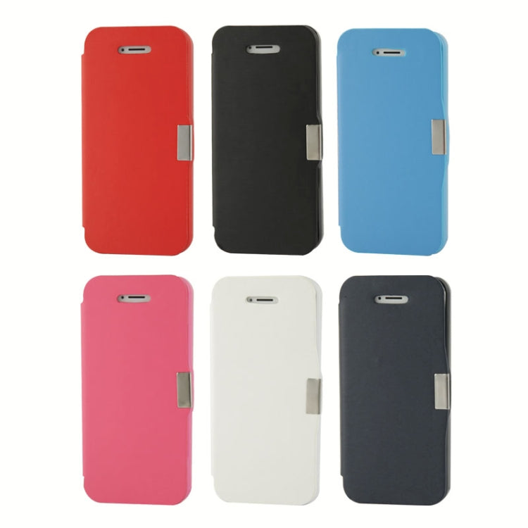 Brush Texture Flip Leather Case with Magnet Button for iPhone 5 & 5s & SE & SE