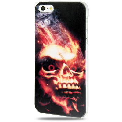 Skeleton Style Plastic Protective Case for iPhone 5 & 5s & SE
