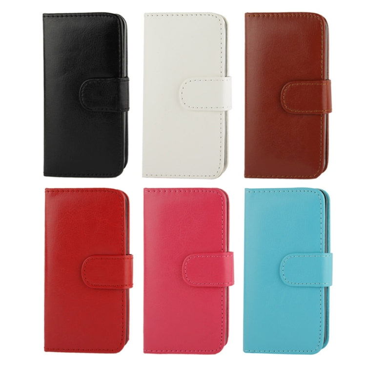 Fine Sheepskin Texture Flip Leather Case with Credit Card Slots & Holder for iPhone 5 & 5s & SE & SE