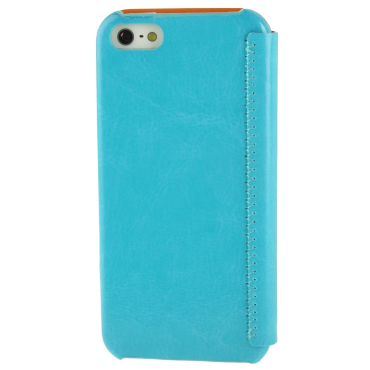 KUCHI Crazy Horse Texture Leather Case for iPhone 5 & 5s & SE & SE