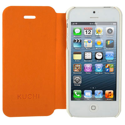 KUCHI Crazy Horse Texture Leather Case for iPhone 5 & 5s & SE & SE