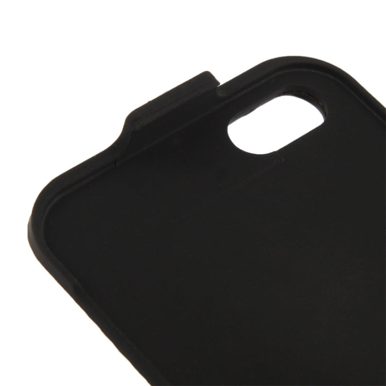 Vertical Flip Leather Case for iPhone 5C (Black)