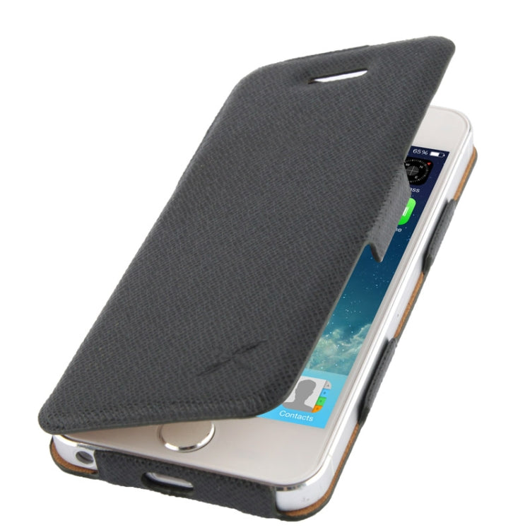 Thermal Styling Cross Texture Leather Case for iPhone 5 & 5s & SE & SE