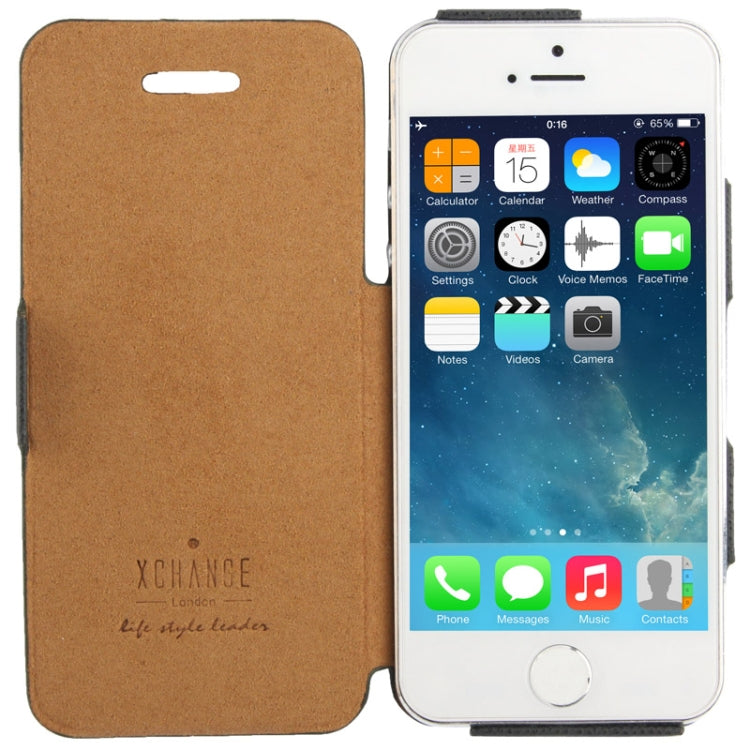 Thermal Styling Cross Texture Leather Case for iPhone 5 & 5s & SE & SE