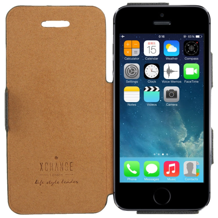 Thermal Styling Cross Texture Leather Case for iPhone 5 & 5s & SE & SE