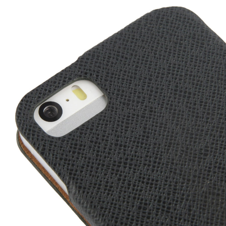 Thermal Styling Cross Texture Leather Case for iPhone 5 & 5s & SE & SE