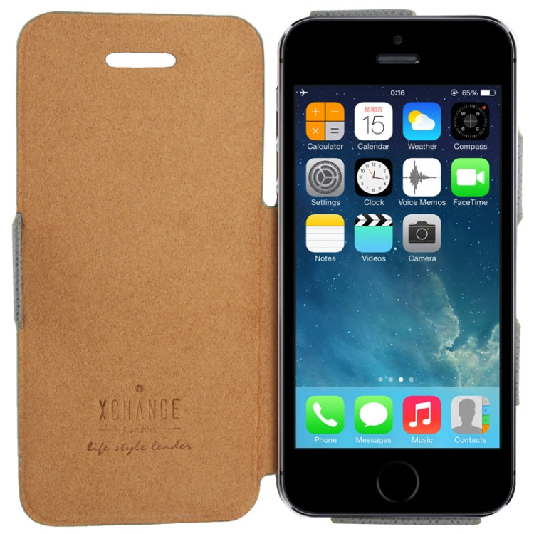 Thermal Styling Cross Texture Leather Case for iPhone 5 & 5s & SE & SE