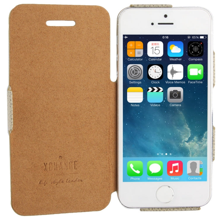 Thermal Styling Cross Texture Leather Case for iPhone 5 & 5s & SE & SE