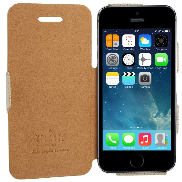 Thermal Styling Cross Texture Leather Case for iPhone 5 & 5s & SE & SE