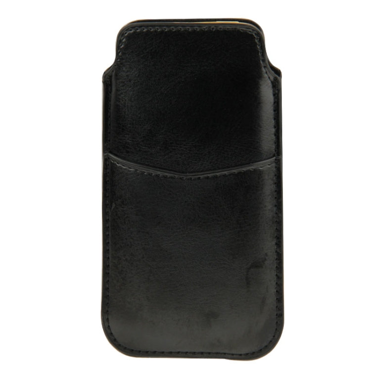 Crazy Horse Texture Leather Case Pocket Pouch Sleeve Bag with Pull Up Tab & Card Slot for iPhone 5 & 5s & SE & SE & 5C