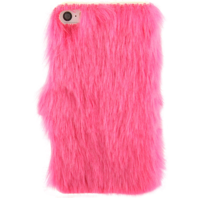 Diamond Encrusted Winter Warm Fur Leather Case with Credit Card Slot & Holder for iPhone 5 & 5s & SE & SE