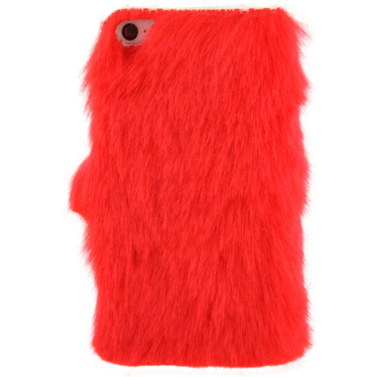 Diamond Encrusted Winter Warm Fur Leather Case with Credit Card Slot & Holder for iPhone 5 & 5s & SE & SE