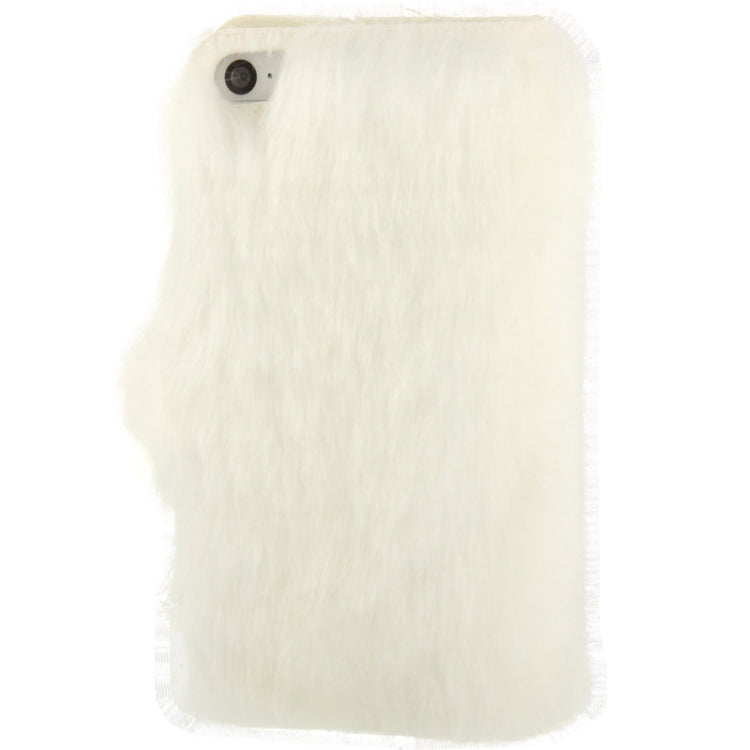 Diamond Encrusted Winter Warm Fur Leather Case with Credit Card Slot & Holder for iPhone 5 & 5s & SE & SE