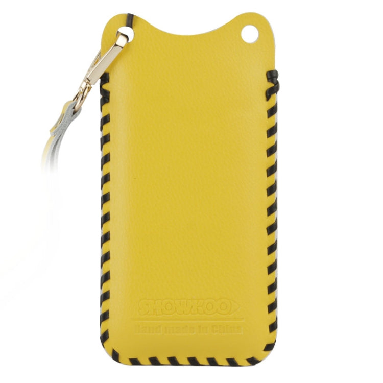 SHOWKOO Lichi Texture Vertical Style Leather Case with Lanyards for iPhone 5 & 5s & SE & SE
