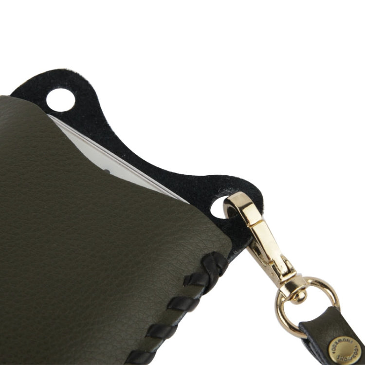 SHOWKOO Lichi Texture Vertical Style Leather Case with Lanyards for iPhone 5 & 5s & SE & SE