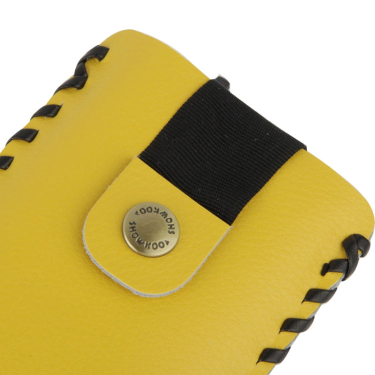 SHOWKOO Litchi Texture Vertical Style Snap Button Leather Case for iPhone 5 & 5S
