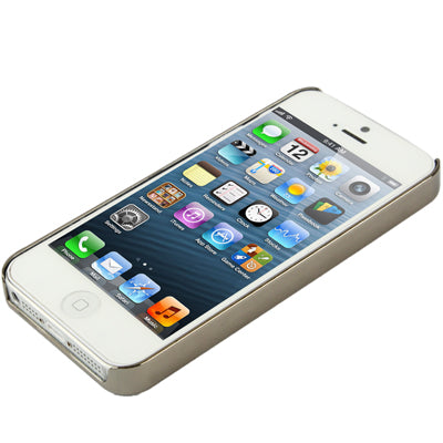 Mesh Pattern Plating Skinning Plastic Case for iPhone 5 & 5s & SE