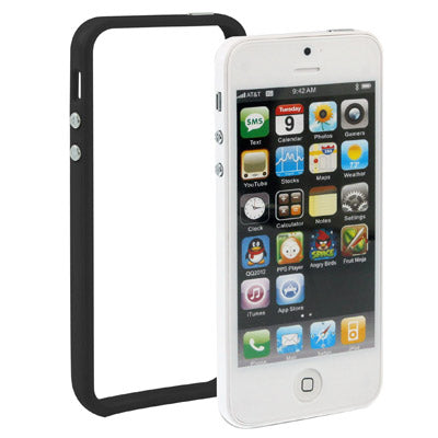 For iPhone 5 & 5s Plastic Bumper Frame with Buttons