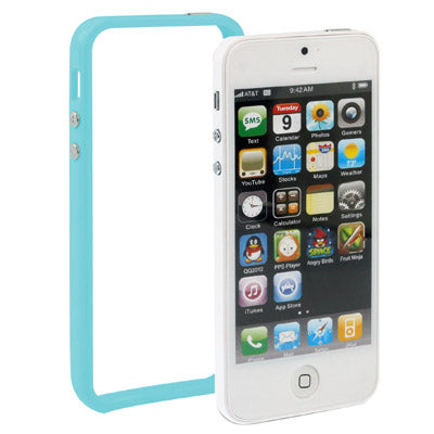 For iPhone 5 & 5s Plastic Bumper Frame with Buttons