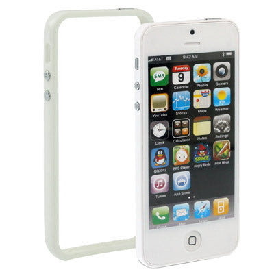 For iPhone 5 & 5s Plastic Bumper Frame with Buttons