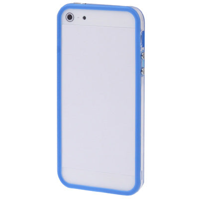 Transparent Plastic Bumper Frame with Buttons for iPhone 5