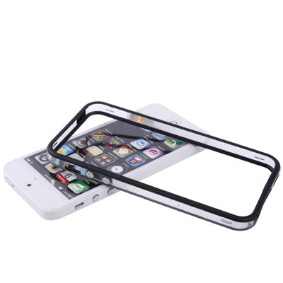 Transparent Plastic Bumper Frame with Buttons for iPhone 5