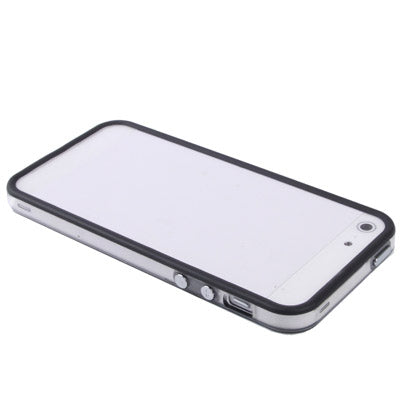 Transparent Plastic Bumper Frame with Buttons for iPhone 5