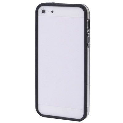 Transparent Plastic Bumper Frame with Buttons for iPhone 5