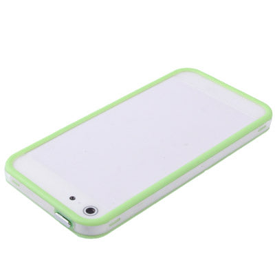 Transparent Plastic Bumper Frame with Buttons for iPhone 5