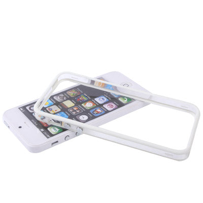 Transparent Plastic Bumper Frame with Buttons for iPhone 5