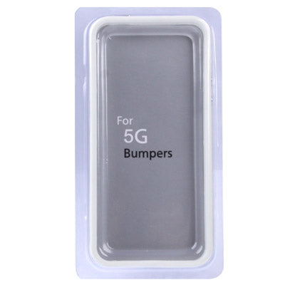 Transparent Plastic Bumper Frame with Buttons for iPhone 5