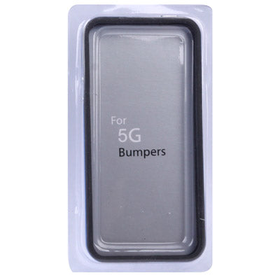 For iPhone 5 & 5S & ES 2-color Plastic + TPU Material Bumper Frame with Buttons