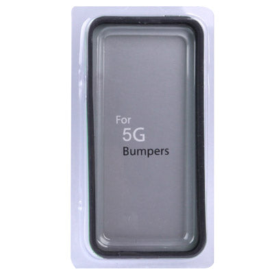 For iPhone 5 & 5S & ES 2-color Plastic + TPU Material Bumper Frame with Buttons