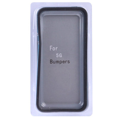 For iPhone 5 & 5S & ES 2-color Plastic + TPU Material Bumper Frame with Buttons