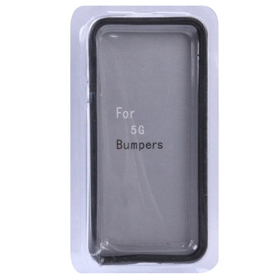 For iPhone 5 & 5S & ES 2-color Plastic + TPU Material Bumper Frame with Buttons